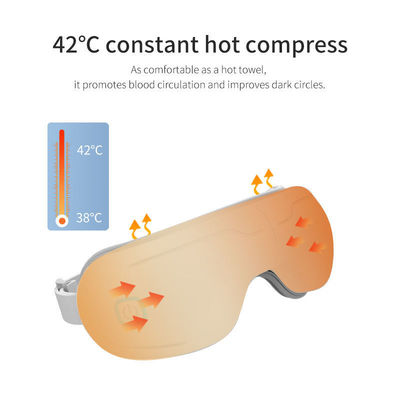 Customized Lable Logo Hot Compress Eye Care Massager for Smart Electric Eye Massage