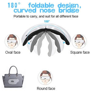 Hot Compress Electric Eye Massager for Beauty and Visual Fatigue Relief Customized Log