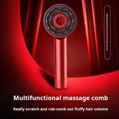 Red Silver Light Therapy Vibration Massage Apparatus for Hair Growth and Scalp Health