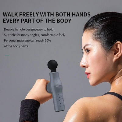 Rotational Speed 3000rmp Max 20W Mini Electric Massage Gun with Nano Silica Gel Handle