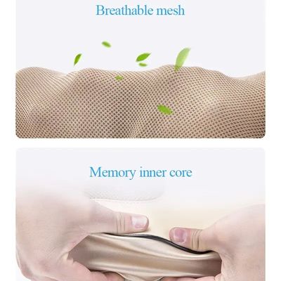 s Best Shiatsu Infrared Heat Neck Kneading Massage Cushion with 500mAh Battery Charge