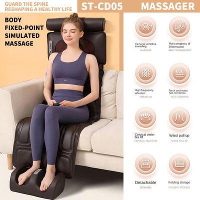 Intelligent Body Neck Foot Massage Mattress Cushion with Kneading Vibration and Heating
