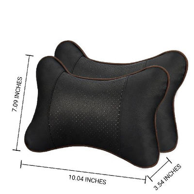 Car Neck Pillow Pack of 2 Breathable Headrest Cushion for Neck Support and Relaxation