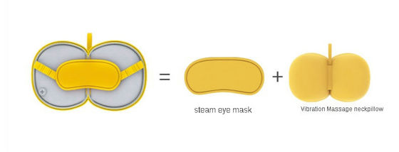 USB Timer Steam Eye Mask Multifunctional Massage Pillow for Neck and Shoulder Relaxation