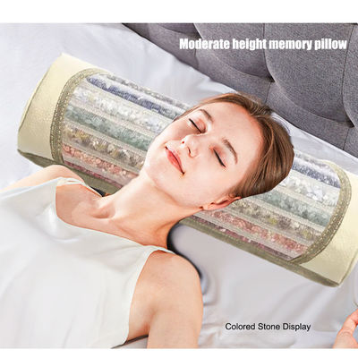 Memory Foam Massage Pillow with 7 Color Rainbow Chakra Battery Capacity 3.7V 2000mAh