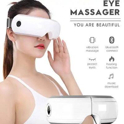 Customized Lable Black Eye Relax Massager with Heating Hot Compress and Vibration Electric Massage