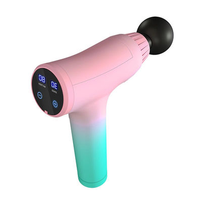 Green Wireless Body Muscle Relaxation Mini Fascial Massage Gun with Vibratory Function