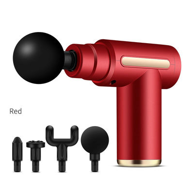 Deep Muscle Fascial Body Mini Massage Gun Nano Silica Gel Handle Timing Control Function