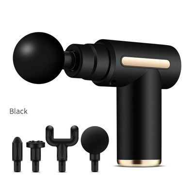Deep Muscle Fascial Body Mini Massage Gun Nano Silica Gel Handle Timing Control Function