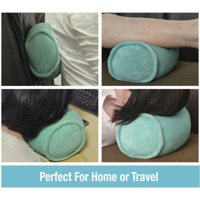 Vibrating Massage Roll Pillow for Therapy Massaging Neck Back Arms Legs Electric Relax Cushion
