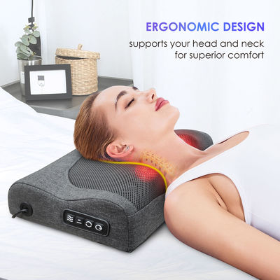 Flexible Massage Nodes Neck and Back Massager Pillow with Customized Color Option