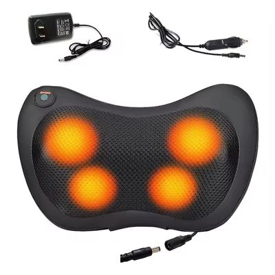Manual Control 4 Heads Neck Massage Car Pillow Massager with Timing Function 1.5 kg Weight