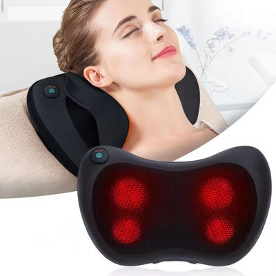 Manual Control 4 Heads Neck Massage Car Pillow Massager with Timing Function 1.5 kg Weight