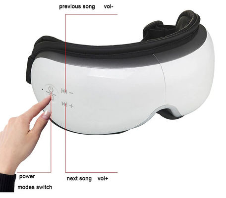 Musical Function Electric Massage Smart Air Pressure Warm Heated Vibration Eye Massager