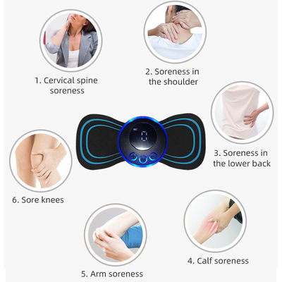 Black Manual Control Portable Design 4 Heads Neck Massage Car Pillow Massager Neck