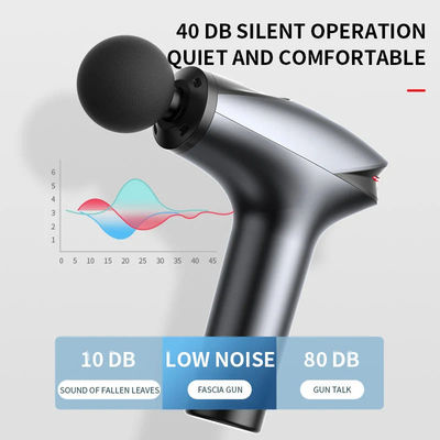 Nano Silica Gel Handle Electric Massage Gun for Portable Deep Tissue Fascial Recovery