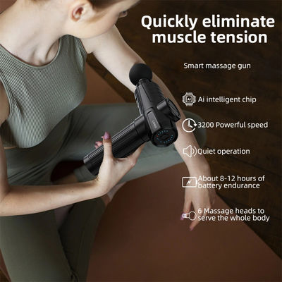 Nano Silica Gel Handle Cordless Massage Gun for Improved Flexibility and Mobility