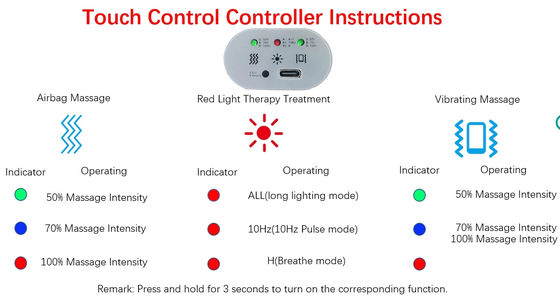 Built-in Battery Touch Control Eye Massager Infrared Physiotherapy for Fatigue Relief