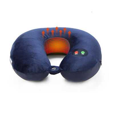 Travel-friendly U shaped vibrating pillow with infrared physiotherapy function