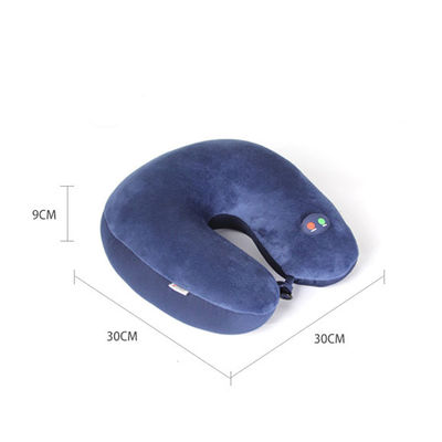 Travel-friendly U shaped vibrating pillow with infrared physiotherapy function