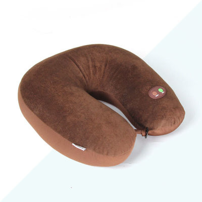 Travel-friendly U shaped vibrating pillow with infrared physiotherapy function