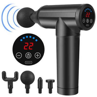 Powerful Handheld Massage Gun Portable Fitness Electric Pistolet for Fascial Relaxation