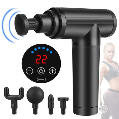 Powerful Handheld Massage Gun Portable Fitness Electric Pistolet for Fascial Relaxation