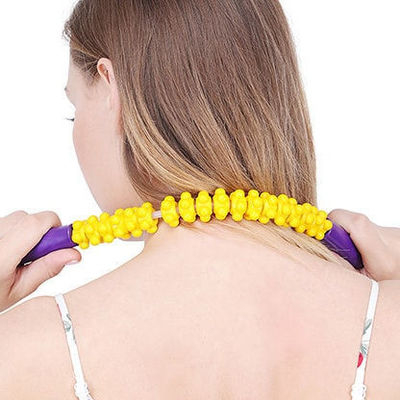 Handheld Wraparound Neck Massager Made of Recyclable Plastic for Customized Relaxation