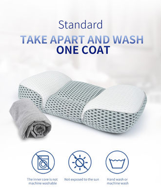 Massage Pillow Portable Electric Shiatsu Vibrating Neck Back Waist Cushion With Heat