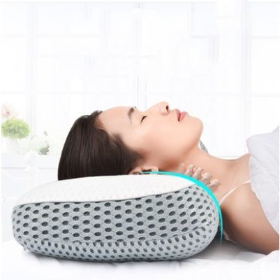 Massage Pillow Portable Electric Shiatsu Vibrating Neck Back Waist Cushion With Heat