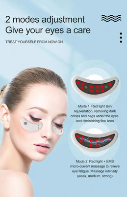 35X74MM Product EMS Smart Massager for Fade Fine Lines Dark Circles Puffiness Eye Bag