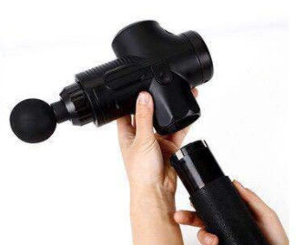 Electric Deep Vibrating Tissue Fascial Muscle Massage Gun with Nano Silica Gel Handle