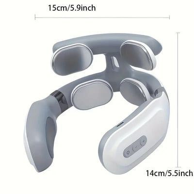 5KG Customized Home Travel Neck Protector Massager with Intelligent Heating and Pulse