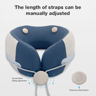 Infrared Physiotherapy U Shape Neck Massager with Vibration Massage and Heat Function