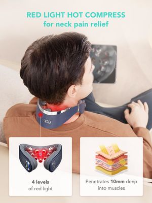 11W Rated Power Cordless Deep Tissue Vibration Massager for Customized Relief