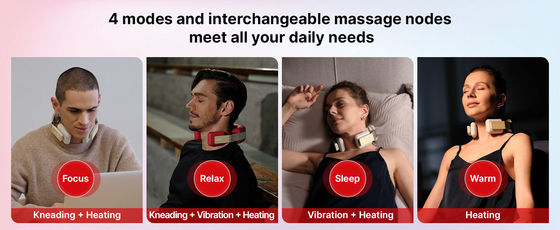 Say Goodbye to Deep Tissue Pain with the Cordless Neck Massager and Heated Apparatus