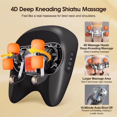 500mA Charging Current Neck and Back Massager for Pain Relief 19.05 x 30.48 x 33.02 cm