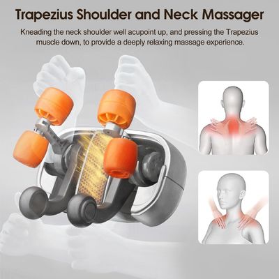 500mA Charging Current Neck and Back Massager for Pain Relief 19.05 x 30.48 x 33.02 cm