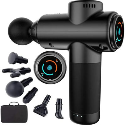 12 Speeds Vibration Timing Control Massage Gun for Fitness and Muscle Relaxation