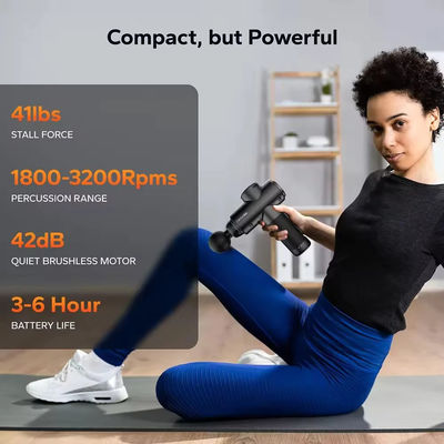 12 Speeds Vibration Timing Control Massage Gun for Fitness and Muscle Relaxation