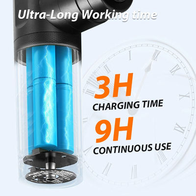 Custom Logo Gun Massager Timing Control and 6H Working Time for Relaxing Deep Muscles