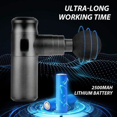 Custom Logo Gun Massager Timing Control and 6H Working Time for Relaxing Deep Muscles