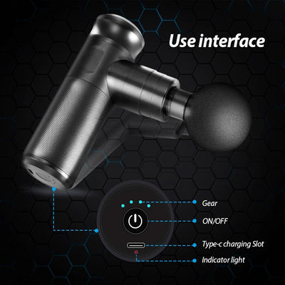 Custom Logo Gun Massager Timing Control and 6H Working Time for Relaxing Deep Muscles