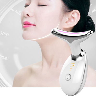 Customized Electric V-shaped Neck Lift Massager with Phototherapy and Heated Vibration
