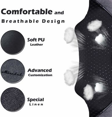 Professional Modern Design Dc 12v Pu Leather Smart Shoulder Neck Massager Timing Control