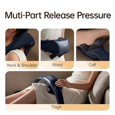 Ultimate Relaxation Shiatsu Neck and Shoulder Massager Pillow for Deep Tissue Massage