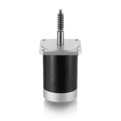 Adjustable Speed and Reverse 24V 100W Brushed DC Motor for Black Industrial Machinery