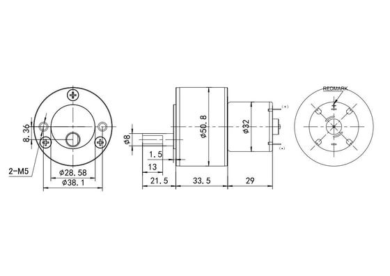 Shaft Type D Shaft High Torque Low RPM 6v 12v Brush DC Gear Motors with Speed Adjust