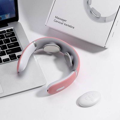 Wireless Mini Electric Neck Massager with Intelligent Remote Control and Customized Massage Options