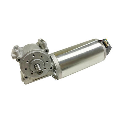 High Torque 63mm Worm Gear Brushed DC Motor for Heavy-Duty Applications